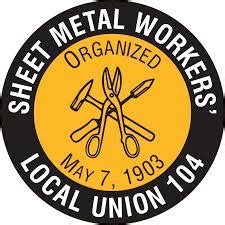 how much do sheet metal union workers make|local union 104 wage rates.